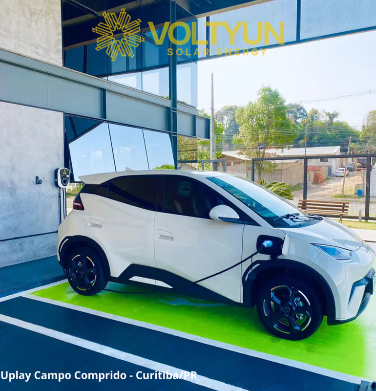 Instalação comercial de energia solar